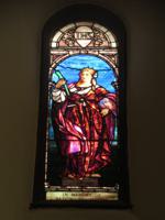 Johnston Memorial Window:  St. Barbara