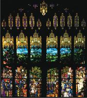 Bartlett Memorial Window:  Crowning of Ivanhoe at Ashby de la Zouche