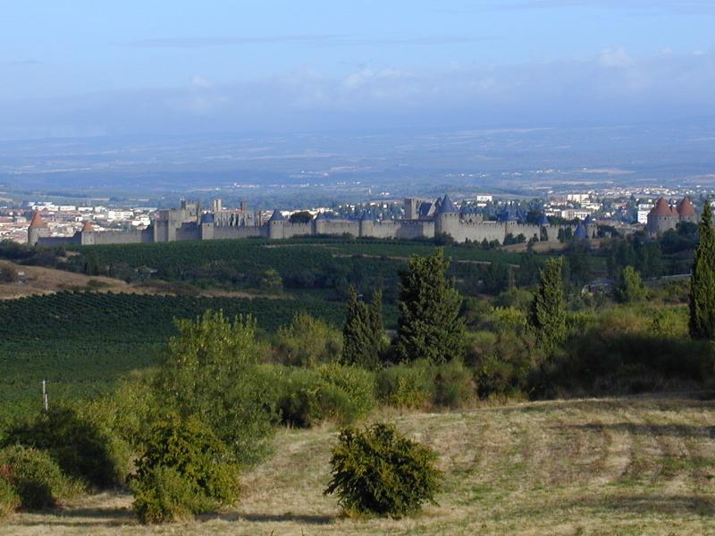 Carcassonne, France: view from a distance