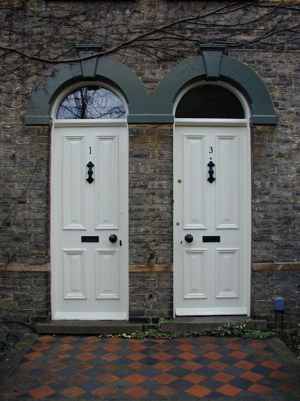 Cambridge, England: St Eligius Street: doors