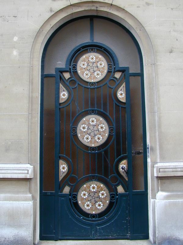 Paris, France: 1 Rue Boulard: door (1900)