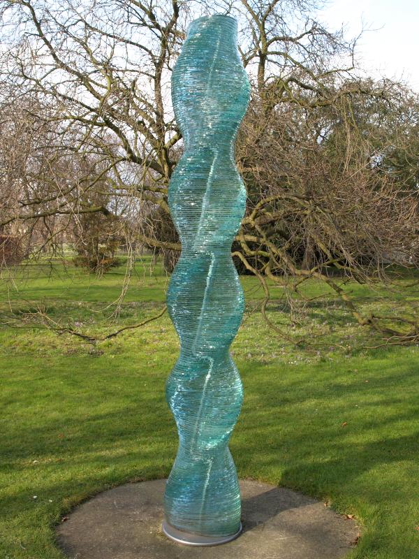 Cambridge, England: Jesus College: glass spiral (by Danny Lane)