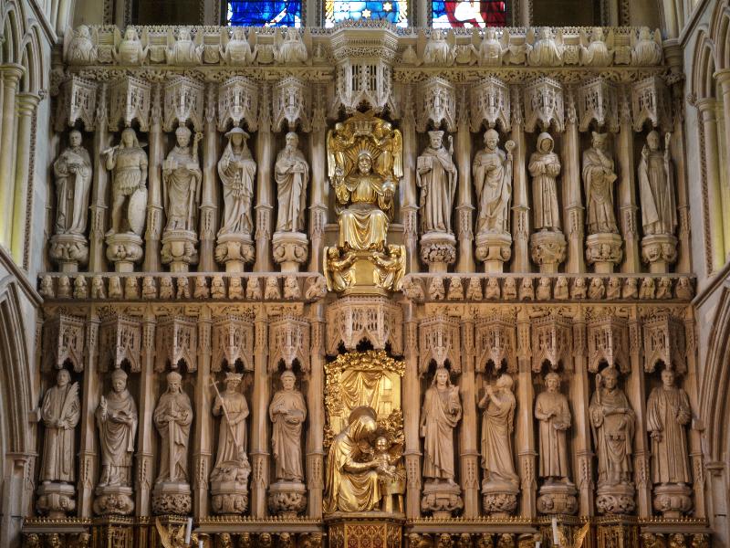 London, England: Southwark Cathedral: Great Screen (16th-20th centuries)