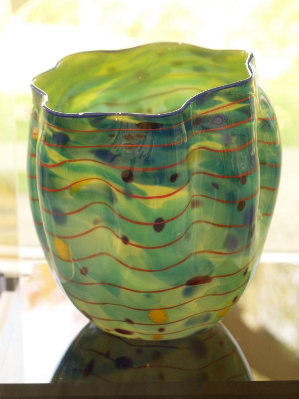 London, England: Kew Gardens: 'Ocean Macchia' (glass artist Dale Chihuly)