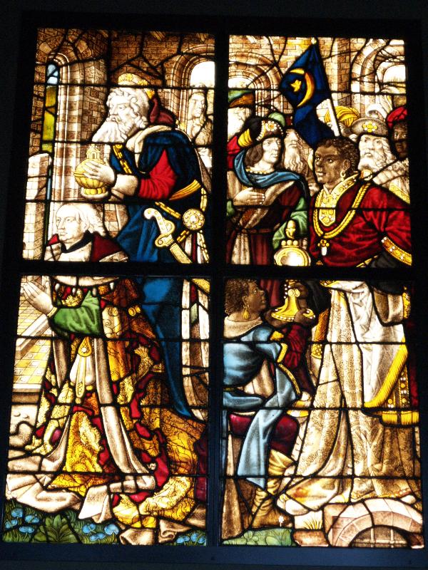 London, England: Victoria and Albert Museum: The Adoration of the Magi (about 1500, Cologne, possibly by the Master of the Holy Kindred)