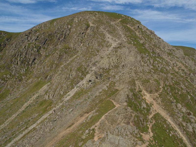 Patterdale, England: Helvellyn: Helvellyn from Striding Edge