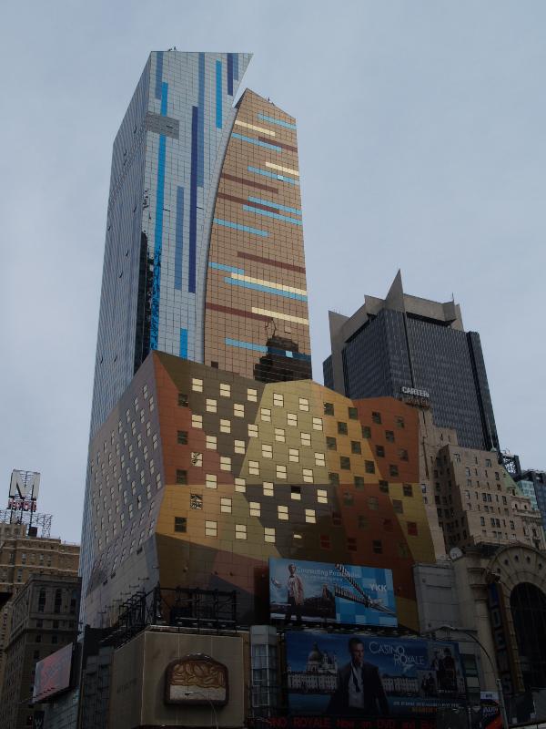 New York City, NY: Westin Hotel (Eighth Avenue at 43rd Street): view (2002, Arquitectonica)