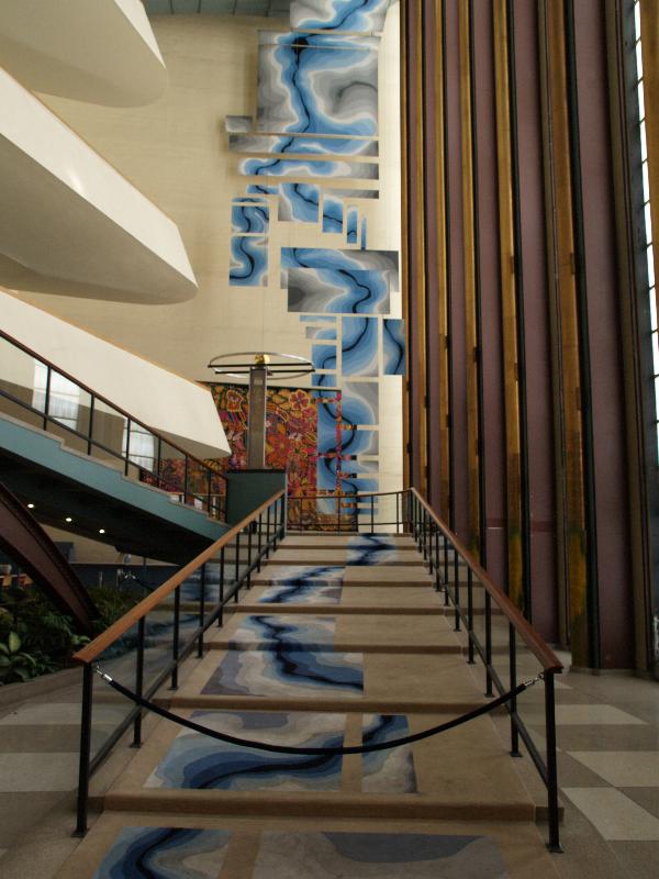 New York City, NY: United Nations (First Avenue), General Assembly Building: United Painting (2005, Ranan Lurie)