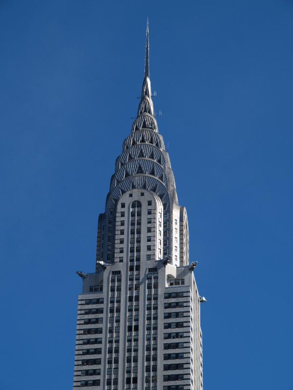 New York City, NY: Chrysler Building (405 Lexington Avenue): view (art deco, 1928-1930, William Van Alen)