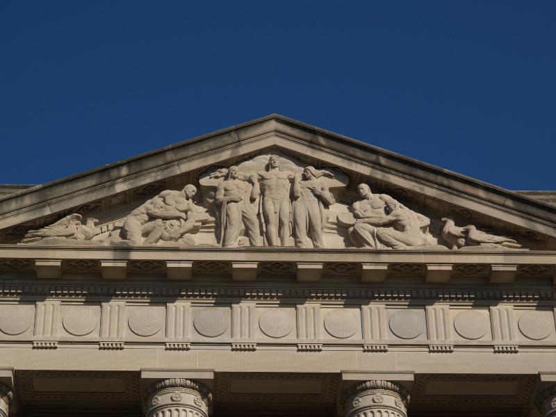 Washington, DC: Department of Commerce (15th Street NW): pediment (1934, James Earle Fraser)