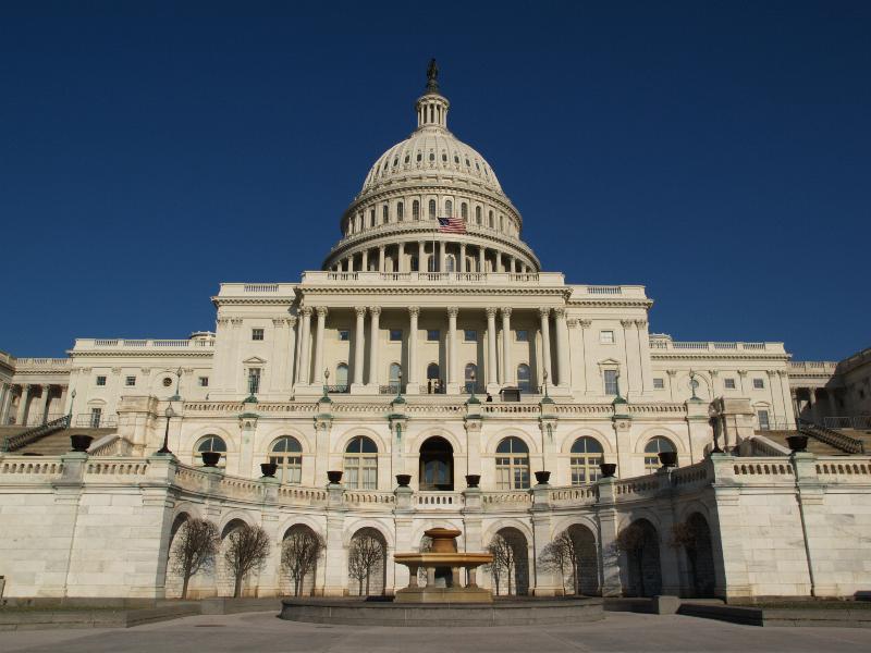 Washington, DC: Capitol Building: view (1793-1829, William Thornton, Benjamin Henry Latrobe, Charles Bulfinch, since extended)