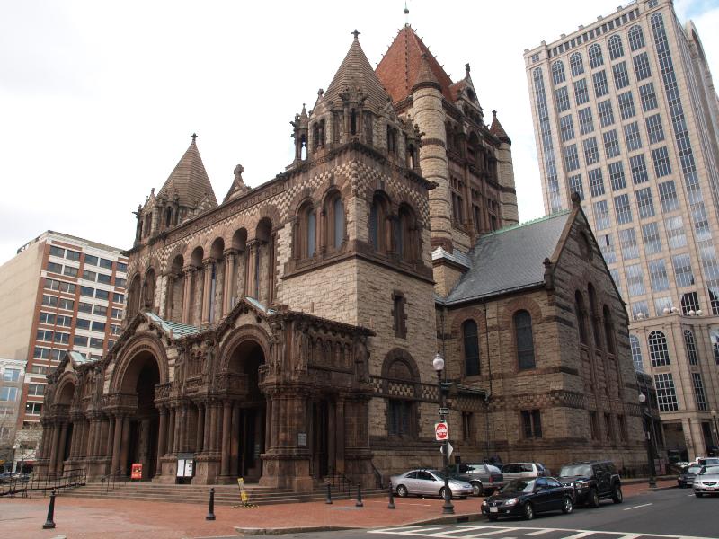 Boston, Massachusetts (MA): Trinity Church: view (1877, H.H. Richardson)
