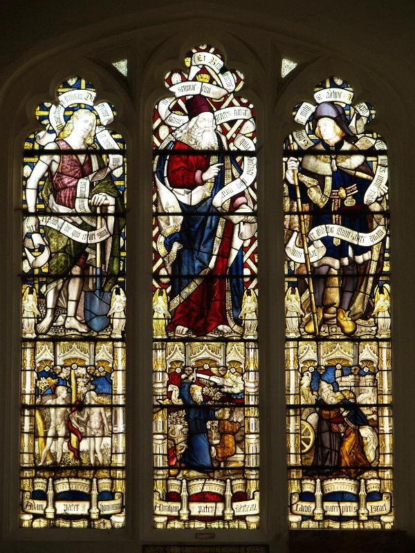 Cambridge, England: St Andrew's Church, Chesterton: stained glass window