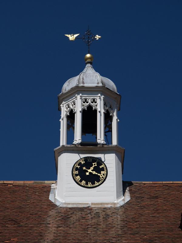 Cambridge, England: Queens' College: Old Court, cupola