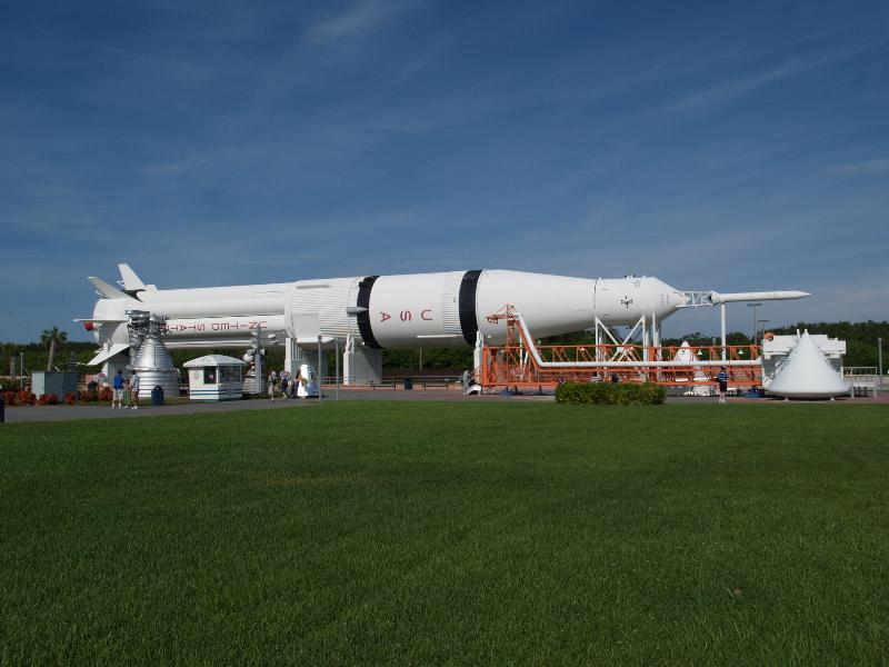 Kennedy Space Center, Florida (FL): Visitor Complex: Rocket Garden, Saturn IB rocket