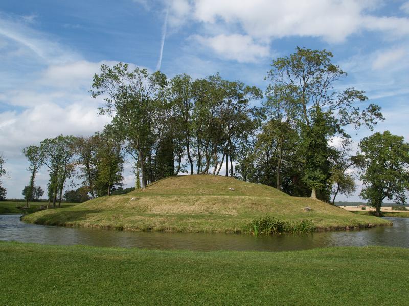 Aldwincle, Northamptonshire, England: Lyveden New Bield: (spiral) mound (1595-1605)