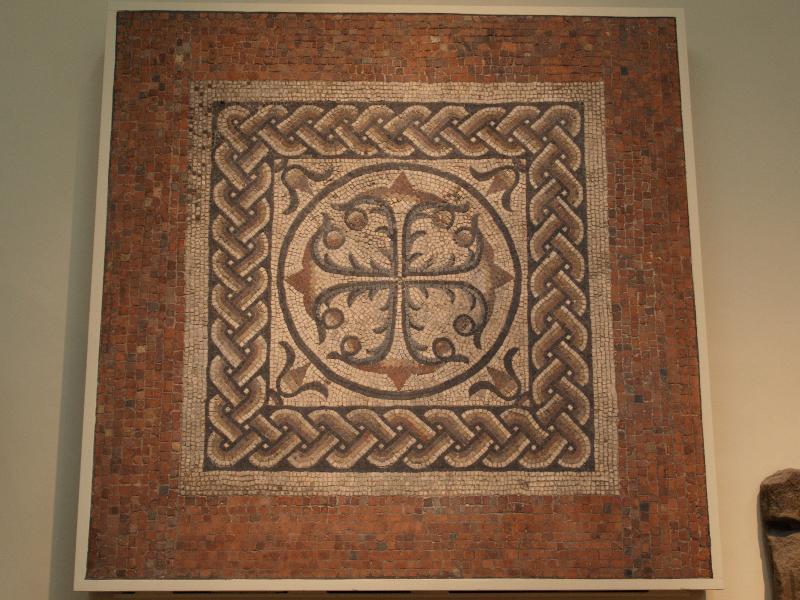London, England: British Museum: 'Bank of England' mosaic (3rd century AD, London)