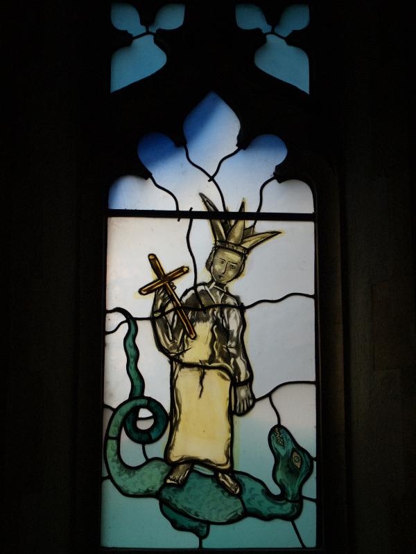 Oundle, England: Oundle School Chapel: St Margaret of Antioch (2005, Mark Angus)