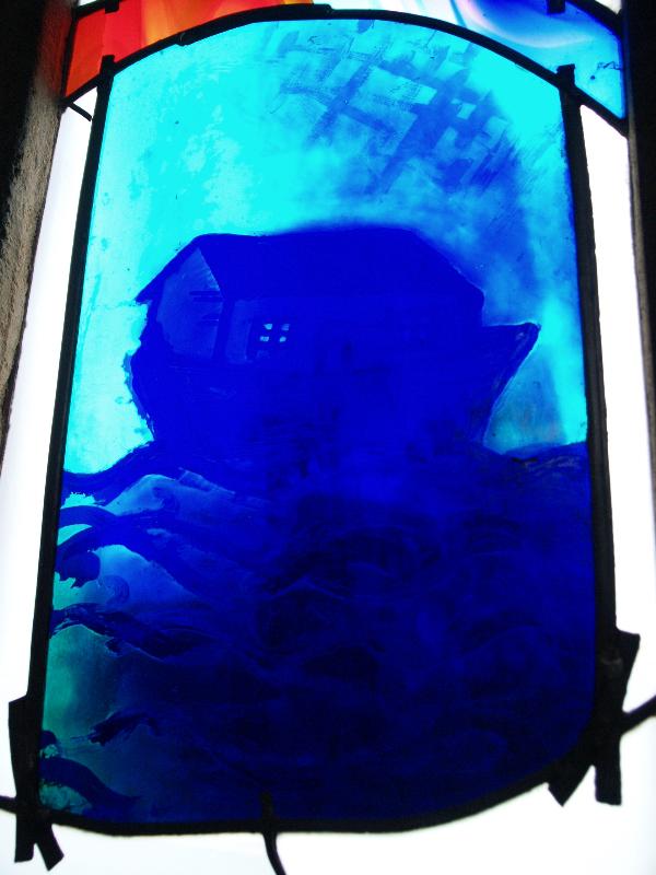 Oundle, England: Oundle School Chapel: Noah's Ark (2004, Mark Angus)