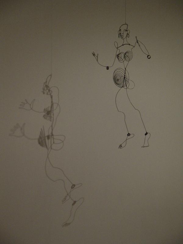 New York City, NY: Museum of Modern Art (MOMA): 'Josephine Baker III' (c. 1927, Alexander Calder)