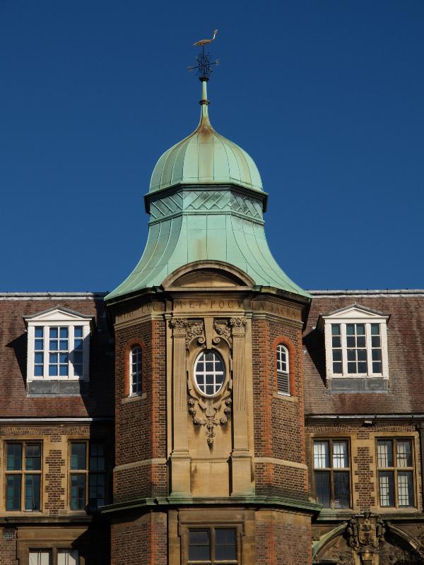 Cambridge, England: Sedgwick Museum of Geology: cupola (1904-1911, architect T.G. Jackson)