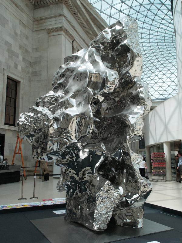 London, England: British Museum: Rock Number 59 (2005-6, Zhan Wang)