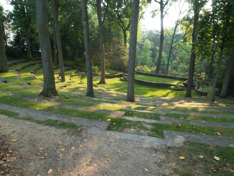 Swarthmore, Pennsylvania (PA): Swarthmore College: Scott Amphitheatre (1942, designed by Thomas W. Sears)