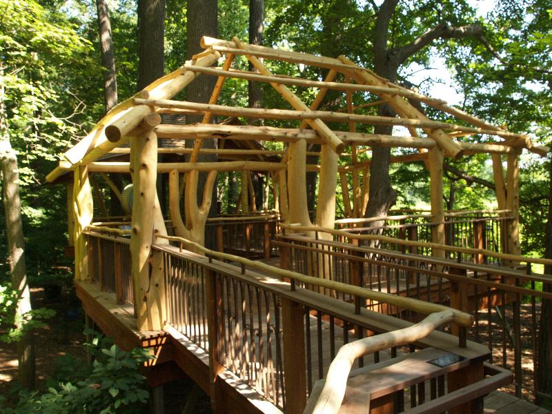 Kennett Square, Pennsylvania (PA): Longwood Gardens: 'The Lookout Loft', front half (2008, designed and built by Forever Young)