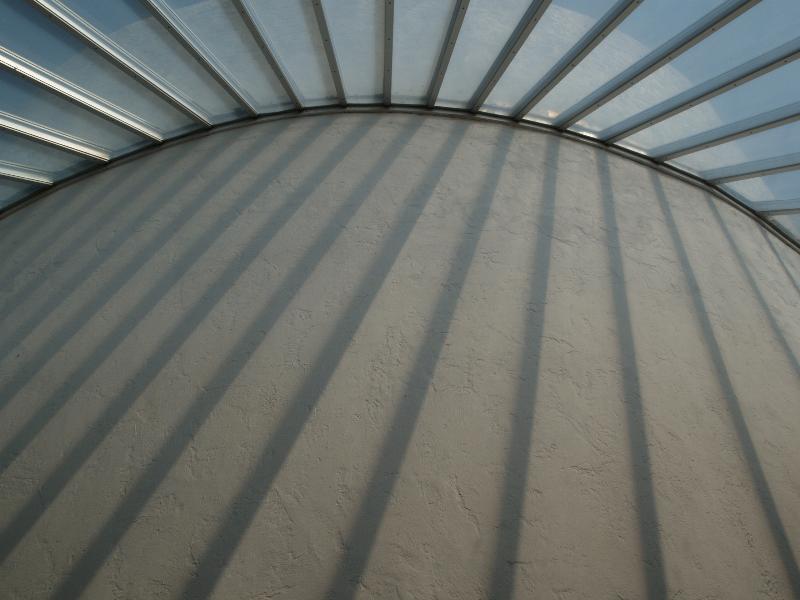 Chadds Ford, Pennsylvania (PA): Brandywine River Museum: skylight (1970-1971, architect James R. Grieves)