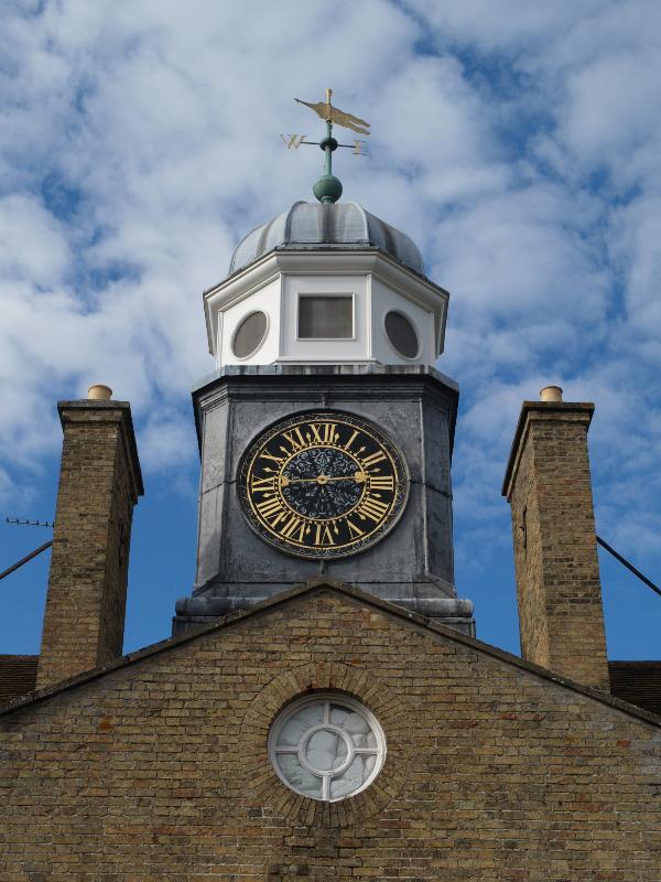 Gog Magog Hills, England: Wandlebury Ring: Stable Block cupola (18th century)