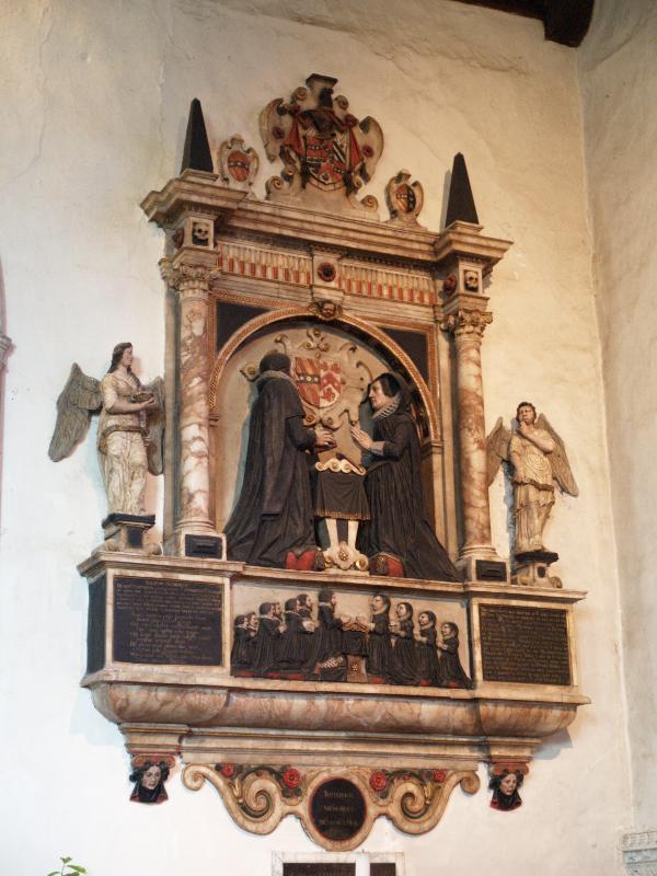 Lavenham, England: St Peter and St Paul Church: Copinger memorial