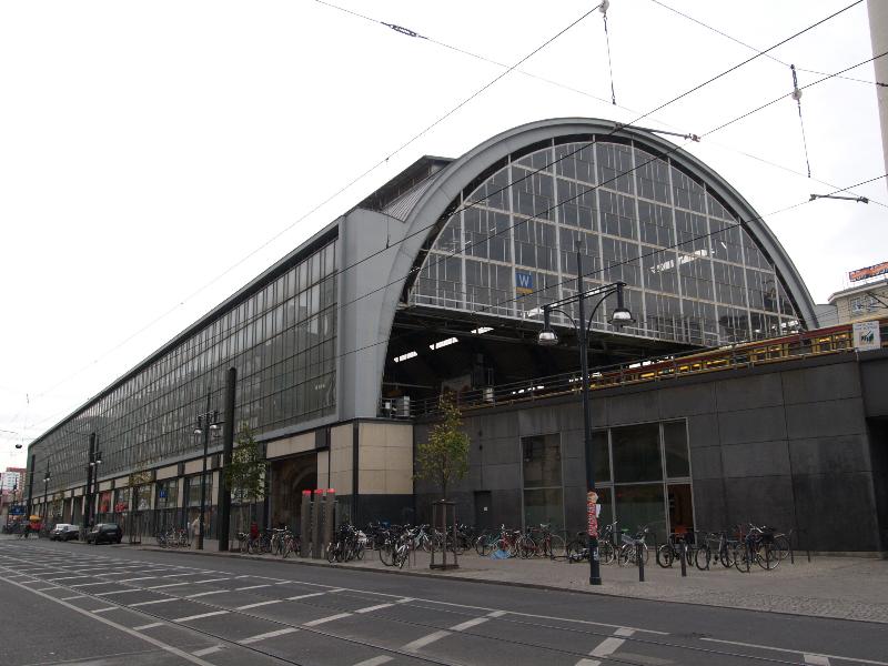 Berlin, Germany: Alexanderplatz Bahnhof: view (1881-1882, Johann Eduard Jacobsthal, but reconstructed post-WWII)