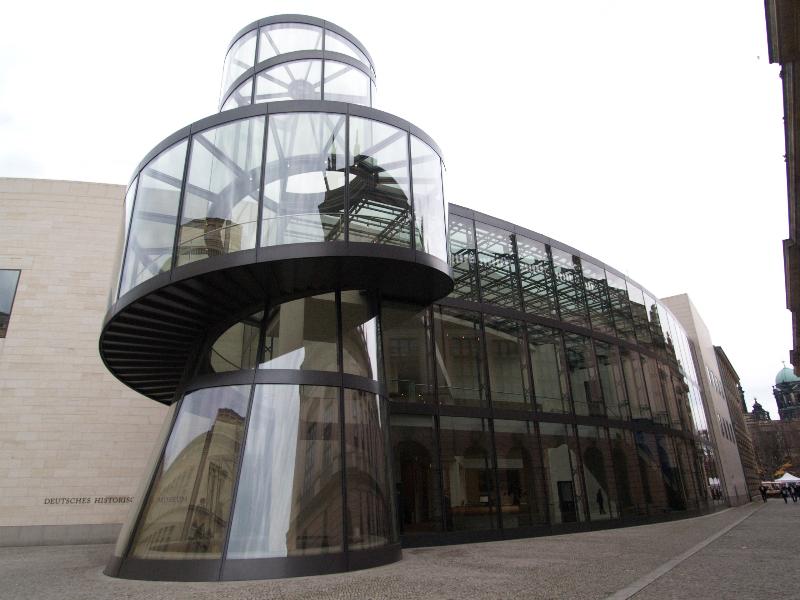 Berlin, Germany: Deutsches Historisches Museum extension: view (1998-2003, architect I.M. Pei)