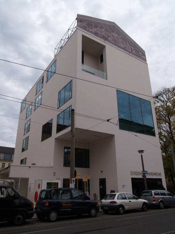 Berlin, Germany: Collegium Hungaricum (Dorotheenstrasse): view (2006-2007, Schweger Assoziierte Architekten)