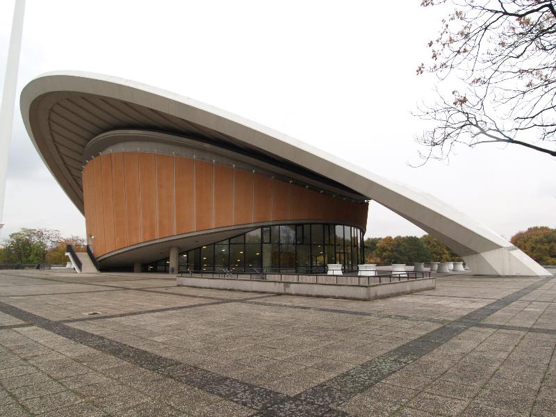 Berlin, Germany: Haus der Kulturen der Welt (formerly Kongresshalle) (John-Foster-Dulles-Allee): view (built for Interbau 1957, architect Hugh A. Stubbins)