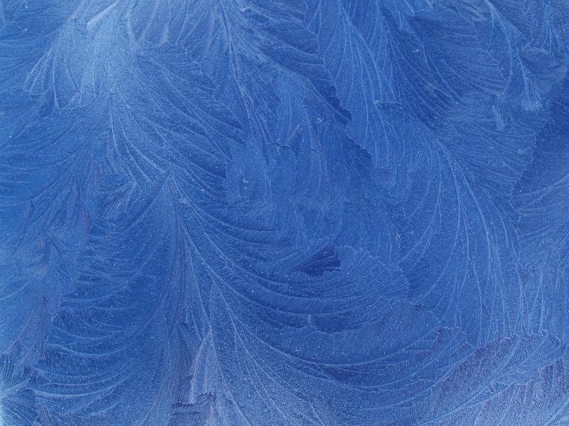 Cambridge, England: Perse Way: ice pattern on car window