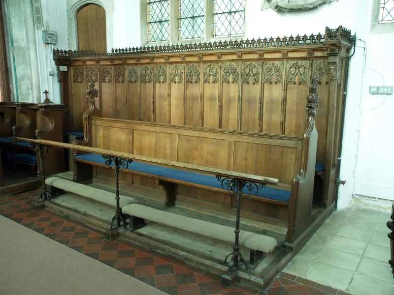 Burwell, England: St Mary's Church: chancel stalls (15th century?)