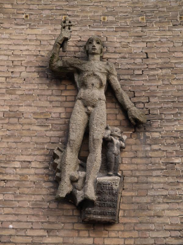 Nijmegen, Netherlands: Plein 1944: Mercury (1951, sculptor Jac Maris)
