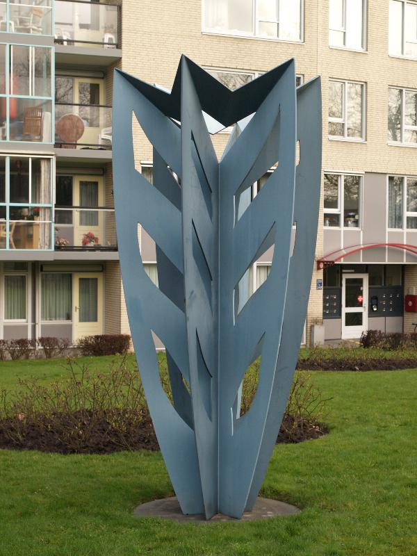 Nijmegen, Netherlands: Kronenburg State (Kronenburgersingel 233-267A): 'Boom van Dicky' (1992, Dicky Brand)