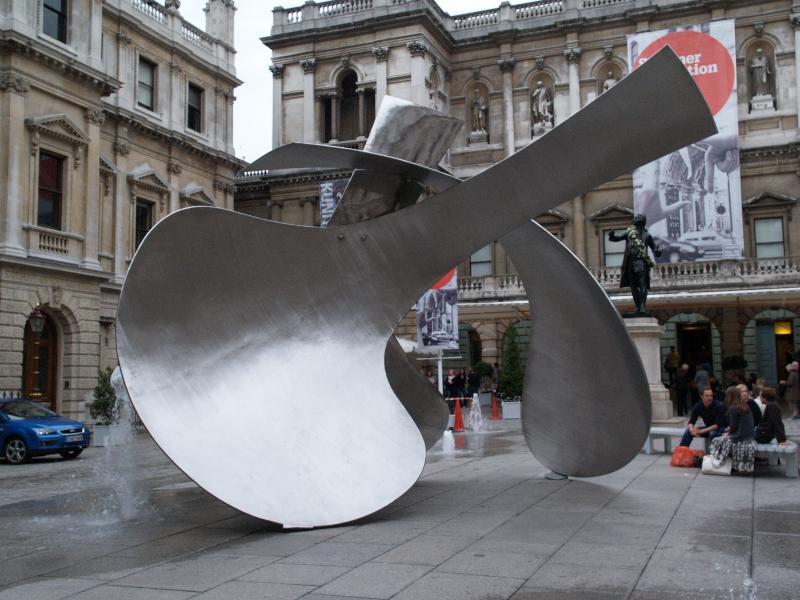 London, England: Notre Dame de France: Triton III (2009, sculptor Bryan Kneale)