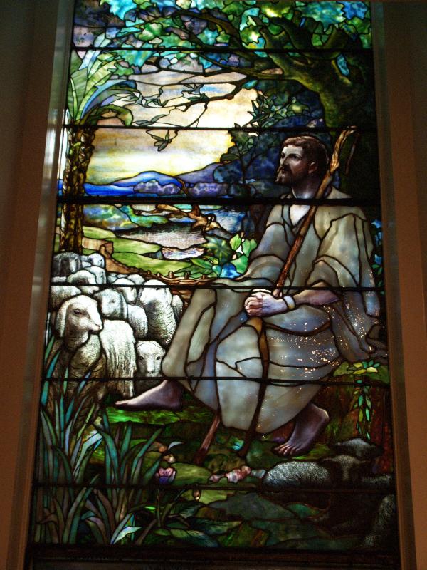 Lockport, New York (NY): First Presbyterian Church: The Good Shepherd (1901, Tiffany Studios)