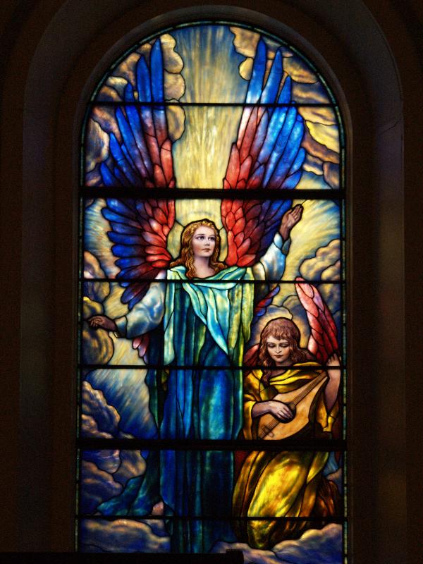 Lockport, New York (NY): First Presbyterian Church: angels