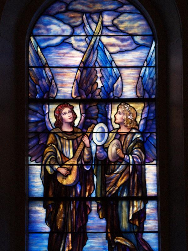 Lockport, New York (NY): First Presbyterian Church: angels