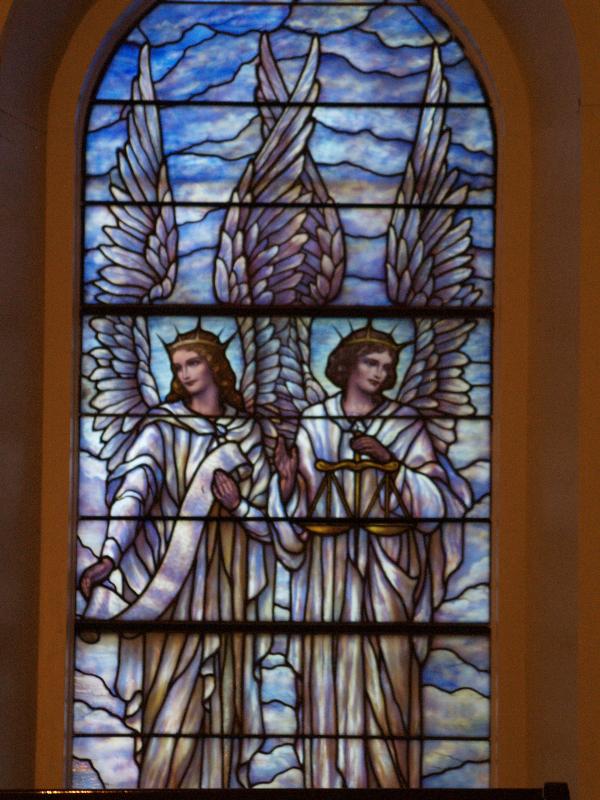 Lockport, New York (NY): First Presbyterian Church: angels
