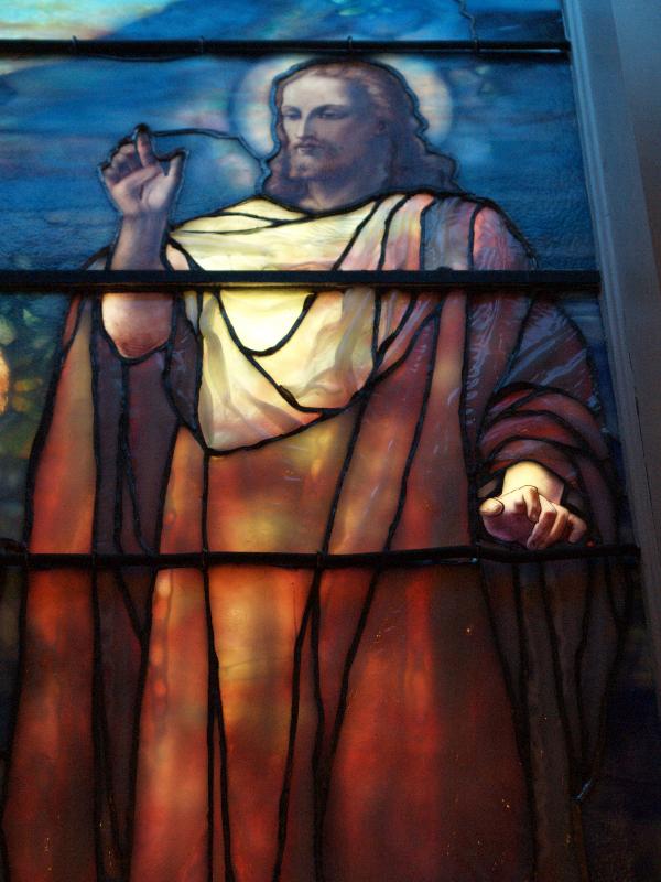 Lockport, New York (NY): First Presbyterian Church: Resurrection Morning (1901, Tiffany Studios)