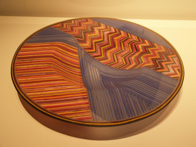 Corning, New York (NY): Corning Museum of Glass: Untitled 9-1989-#45 (1989, artist Klaus Moje)