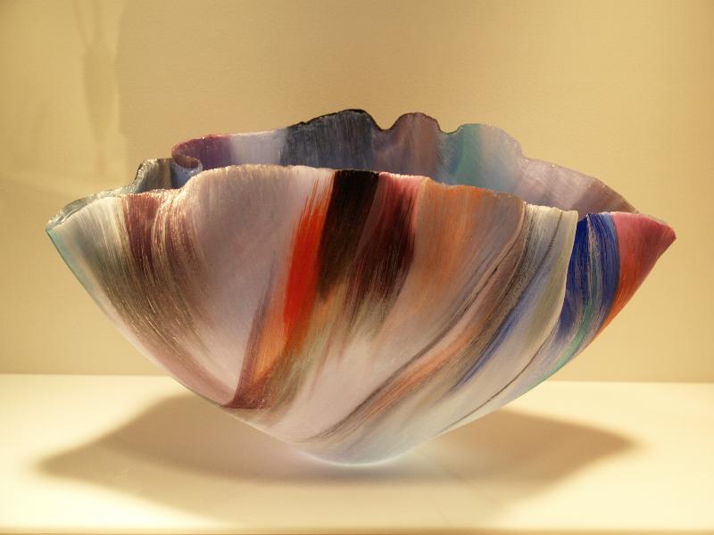 Corning, New York (NY): Corning Museum of Glass: Liberta (Liberty) (2004, artist Toots Zynsky)