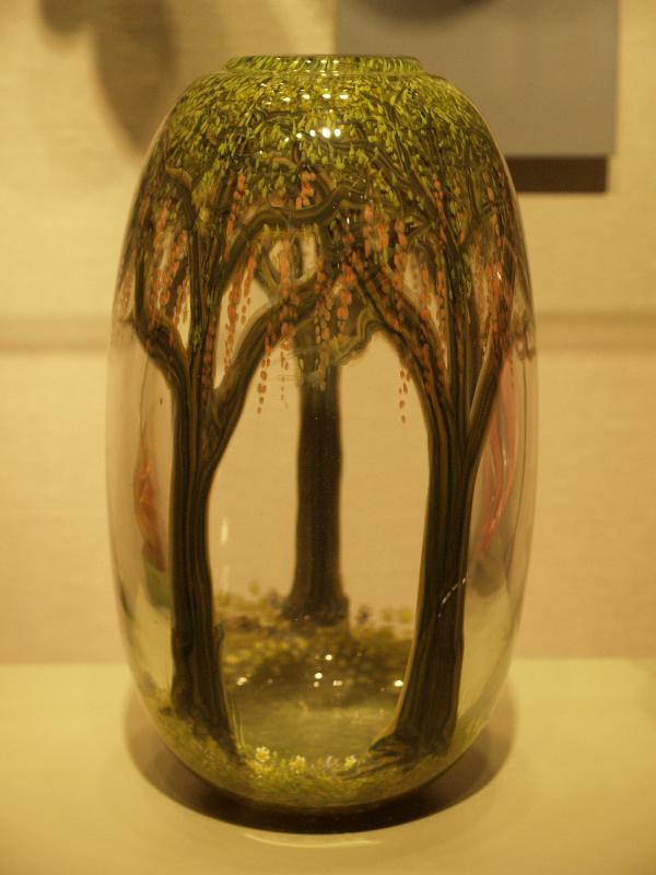 Corning, New York (NY): Corning Museum of Glass: Wisteria Trees (1978, artist Mark Peiser)