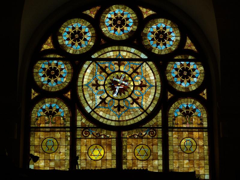 Corning, New York (NY): First United Methodist Church: south window (1893-1894, architect Henry G. Tuthill)
