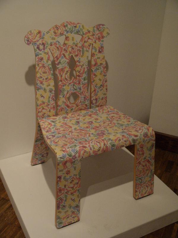 Allentown, Pennsylvania (PA): Allentown Art Museum: Chippendale Style Side Chair (designed 1983, designer Robert Venturi)